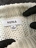 Pistola 100% Cotton Ivory Pullover Sweater Size M - photo 7