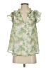 Vineyard Vines Tropical Green Sleeveless Blouse Size XS - photo 1