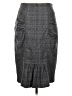 Nanette Lepore Houndstooth Gray Formal Skirt Size 10 - photo 2