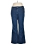 Christopher & Banks Chevron-herringbone Blue Jeans Size 12 - photo 1