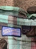 Assorted Brands 100% Cotton Plaid Teal Long Sleeve Button-Down Shirt Size M - photo 7