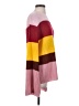 Umgee Color Block Burgundy Pullover Sweater Size S - photo 4