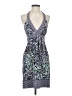 BCBGMAXAZRIA Graphic Gray Cocktail Dress Size XS - photo 1