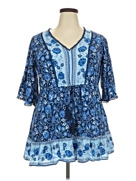 Avenue 3/4 Sleeve Blouse (view 1)