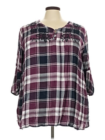 Catherines 3/4 Sleeve Blouse (view 1)