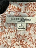 Jachs Girlfriend 100% Polyester Paisley Orange 3/4 Sleeve Blouse Size L - photo 7