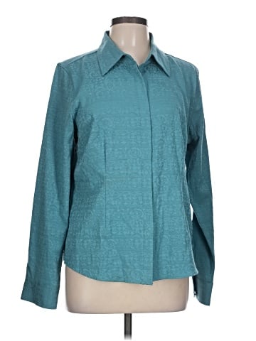 Christopher & Banks Long Sleeve Blouse (view 1)