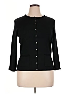 Neiman Marcus Silk Cardigan (view 1)