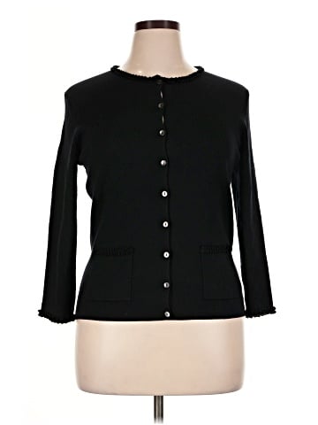 Neiman Marcus Silk Cardigan (view 1)