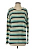 Sweet Claire Stripes Teal Pullover Sweater Size S - photo 1