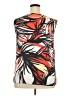 Kasper Orange Sleeveless Blouse Size 2X - photo 2