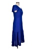 DKNY 100% Polyester Blue Cocktail Dress Size 10 (petite) - photo 4