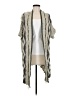 En Creme Ivory Gray Cardigan Size M - photo 1