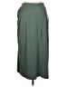 Peruvian Connection Solid Green Casual Skirt Size L - photo 1
