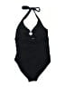 Calvin Klein Solid Black One Piece Swimsuit Size L (estimated) - photo 2