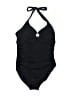 Calvin Klein Solid Black One Piece Swimsuit Size L (estimated) - photo 1