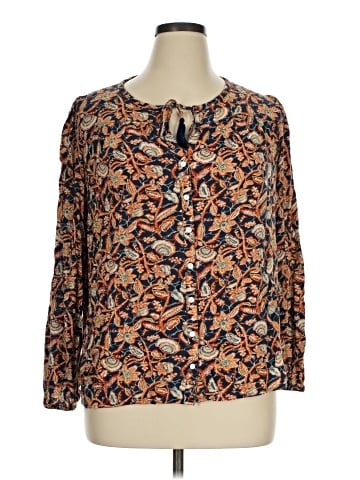 wonderly 3/4 Sleeve Blouse (view 1)