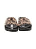 P448 Animal Print Brown Sandals Size 5 - photo 2