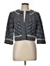 Trina Turk 100% Cotton Houndstooth Blue Blazer Size 10 - photo 1