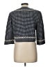 Trina Turk 100% Cotton Houndstooth Blue Blazer Size 10 - photo 2