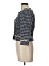 Trina Turk 100% Cotton Houndstooth Blue Blazer Size 10 - photo 5