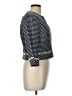 Trina Turk 100% Cotton Houndstooth Blue Blazer Size 10 - photo 4