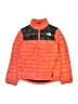 The North Face 100% Nylon Orange Snow Jacket Size 7 - 8 - photo 1