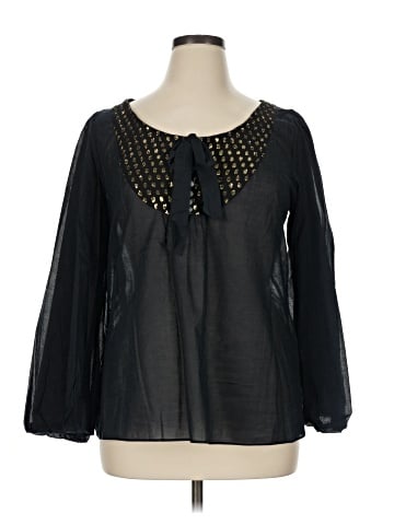 BCBGMAXAZRIA Long Sleeve Blouse (view 1)