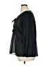 BCBGMAXAZRIA 100% Cotton Black Long Sleeve Blouse Size XL - photo 5