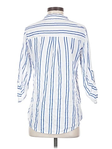 Eden & Olivia 3/4 Sleeve Button-Down Shirt (view 2)