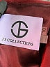 JS Collections 100% Polyester Burgundy Cocktail Dress Size 10 - photo 7