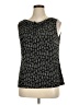 Croft & Barrow Black Sleeveless Blouse Size XL - photo 2