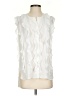 BCBGMAXAZRIA 100% Polyester Ivory Sleeveless Blouse Size S - photo 1