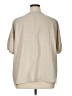 Max Studio 100% Polyester Ivory Short Sleeve Blouse Size 1X - photo 2