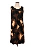 Dana Buchman Graphic Brown Casual Dress Size L - photo 1