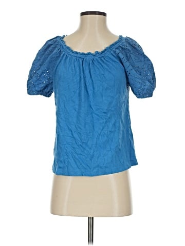Jones New York Short Sleeve Blouse (view 1)