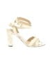 J.Crew 100% Leather Ivory Sandals Size 7 1/2 - photo 1