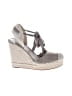Vince Camuto 100% Leather Gray Wedges Size 10 - photo 1