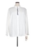 Koret White Long Sleeve Button-Down Shirt Size 24W - photo 1