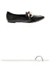 Steve Madden 100% Leather Black Flats Size 7 - photo 1