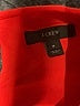 J.Crew 100% Polyester Solid Red Casual Dress Size 4 - photo 7
