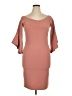River Island Solid Brown Cocktail Dress Size 16 - photo 1