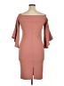 River Island Solid Brown Cocktail Dress Size 16 - photo 2