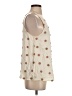 Mine 100% Rayon Ivory Sleeveless Blouse Size S - photo 4