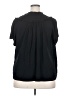 Torrid Black Short Sleeve Blouse Size 2X Plus (2) - photo 2