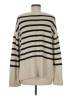 Gap 100% Cotton Stripes Ivory Pullover Sweater Size Med Petite - photo 2