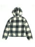 Columbia 100% Polyester Checkered-gingham Gray Zip Up Hoodie Size 8 - photo 2