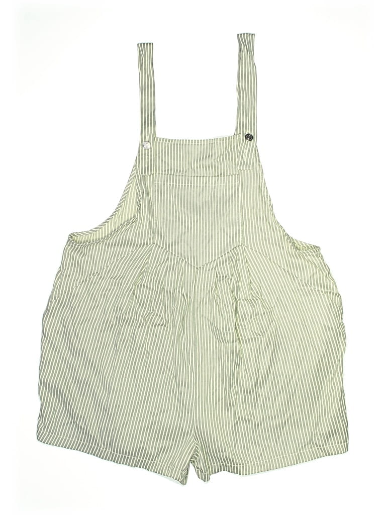 Pre-owned Unbranded Overall Shorts In Green