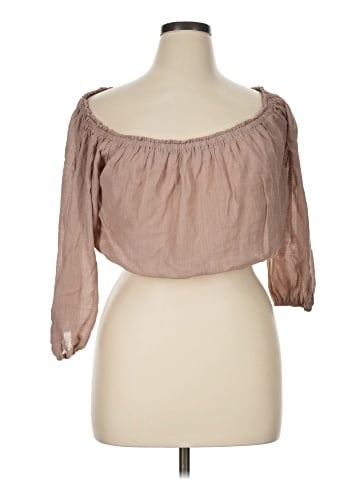 Lulus 3/4 Sleeve Blouse (view 1)