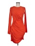 Zara Orange Cocktail Dress Size M - photo 1